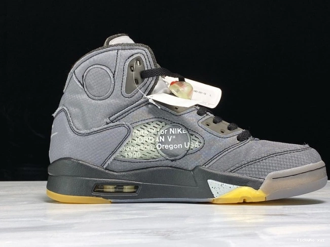 Air 5 x CT8480-001 Jordan Off-White Black 0629